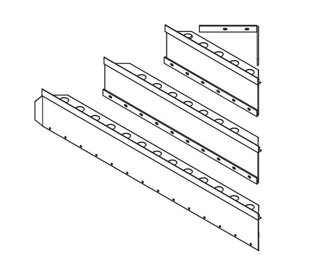 90 Deg. drop in steel corner step 42"(5 x 5)